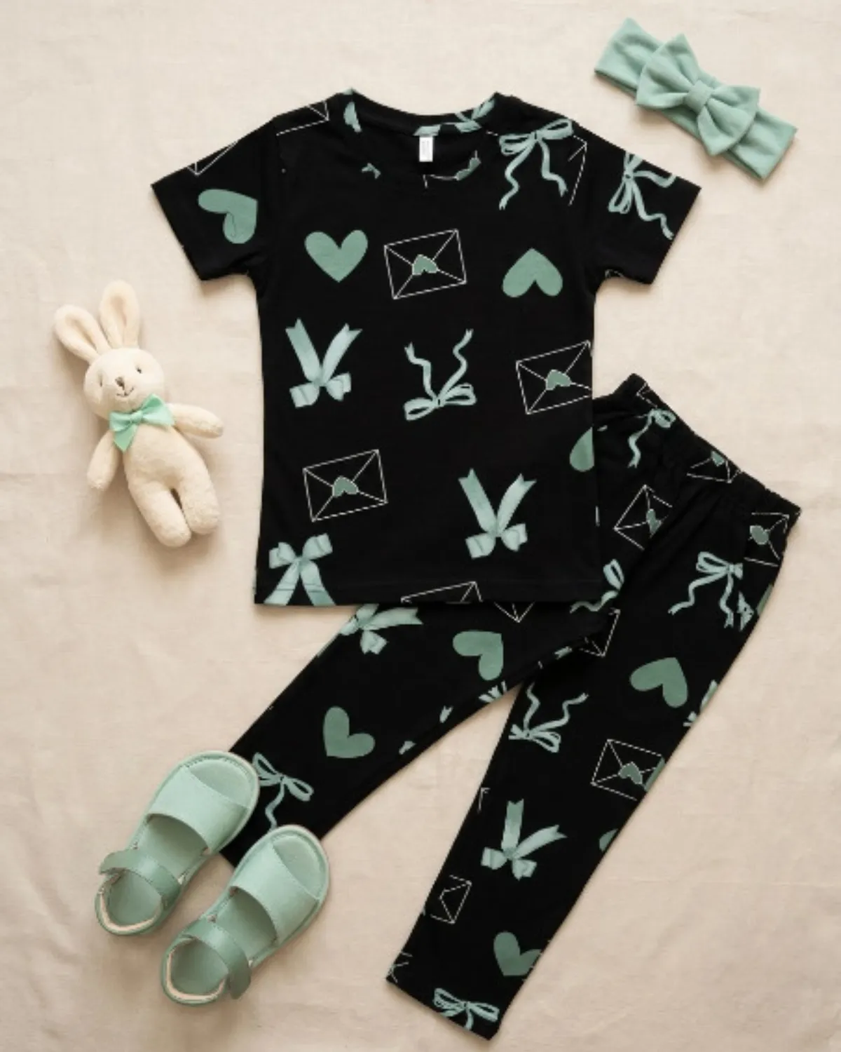 Pooh girls coord set new  Alternate