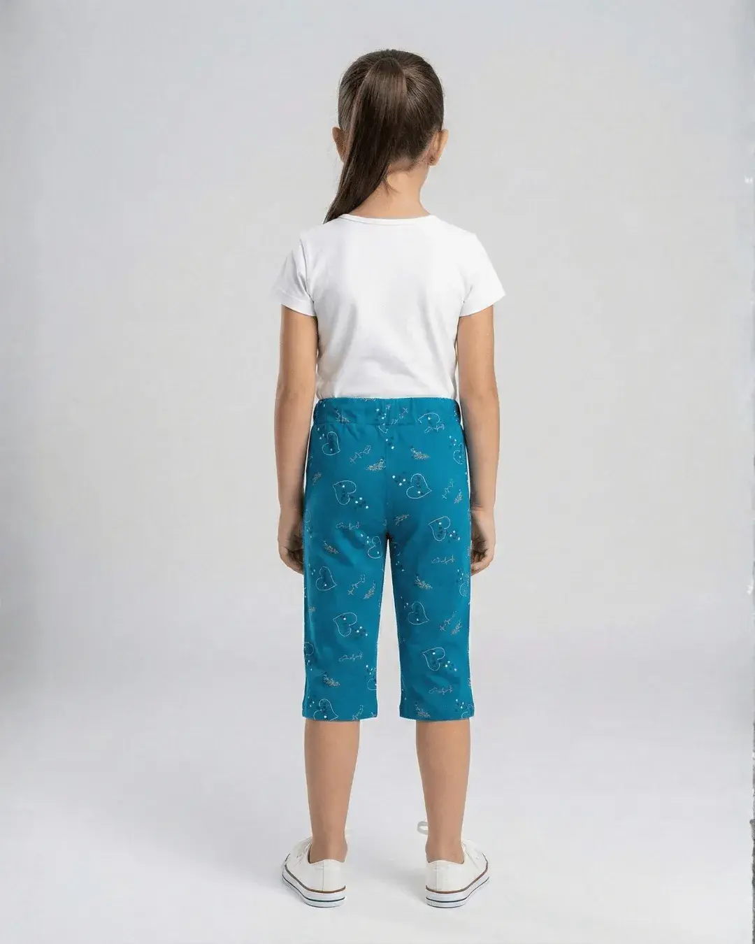 Angel girls capri set  - Blue Alternate
