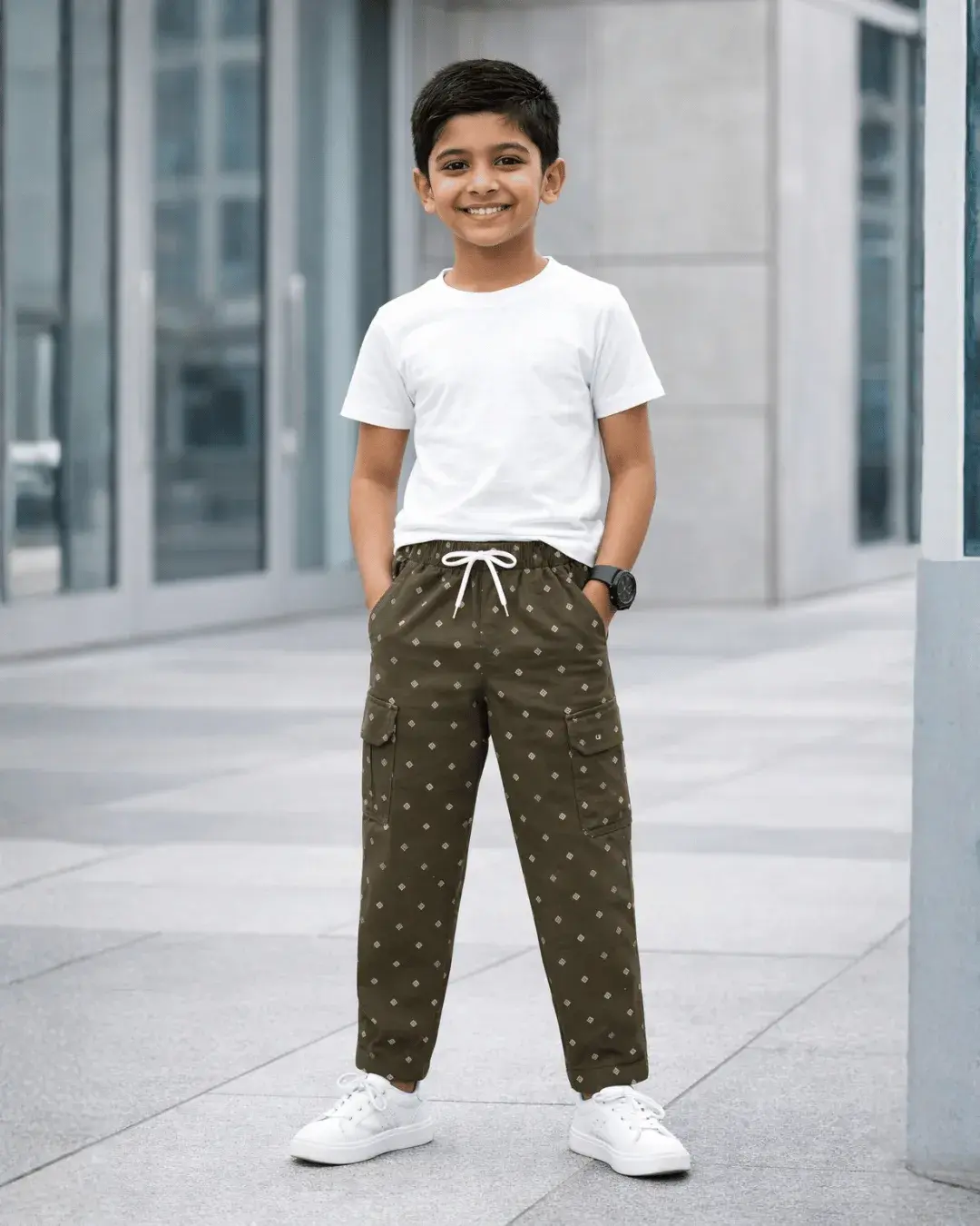 Robbin Boys Cargo lower  - Dark Green