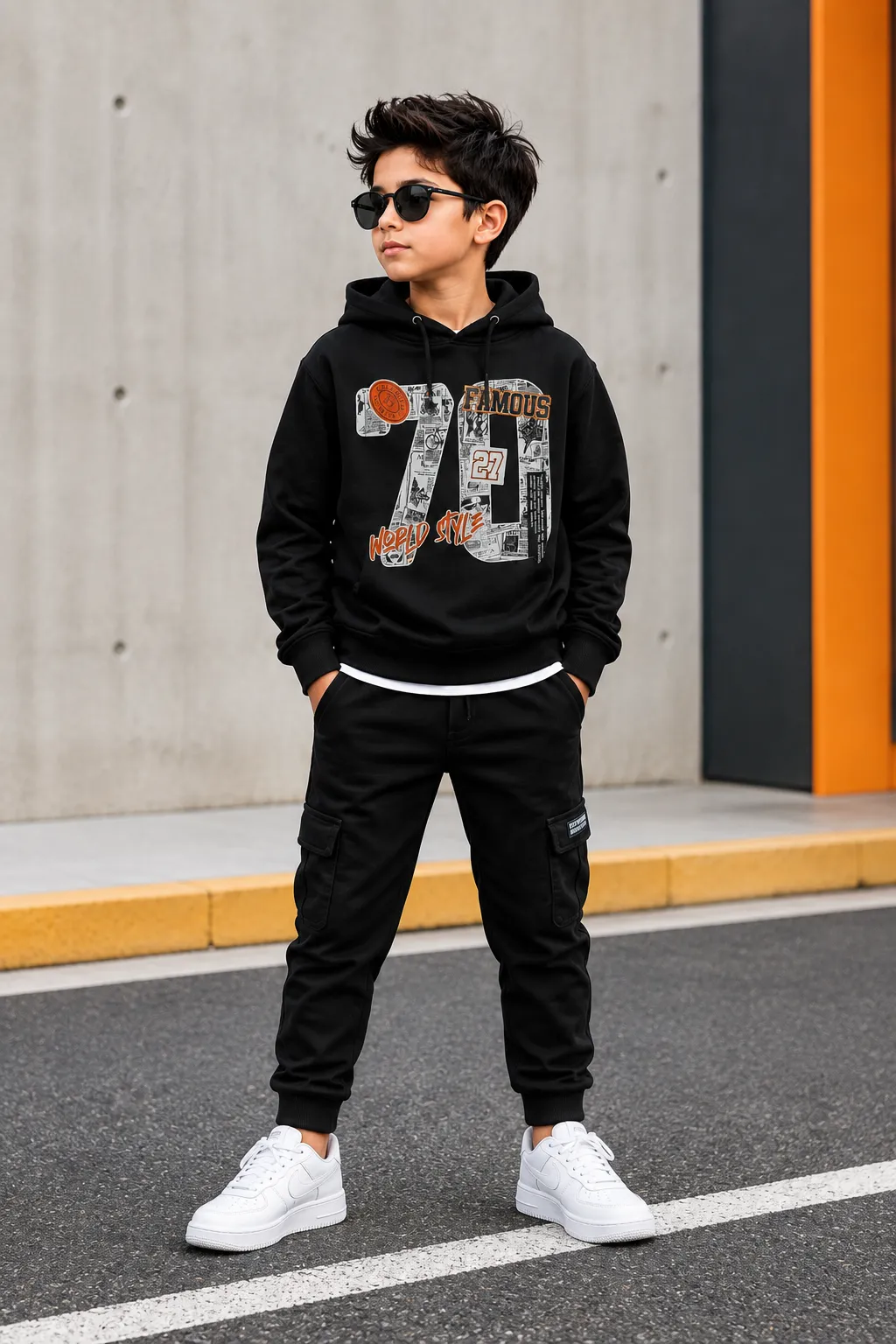Ronaldo Boys Hoody