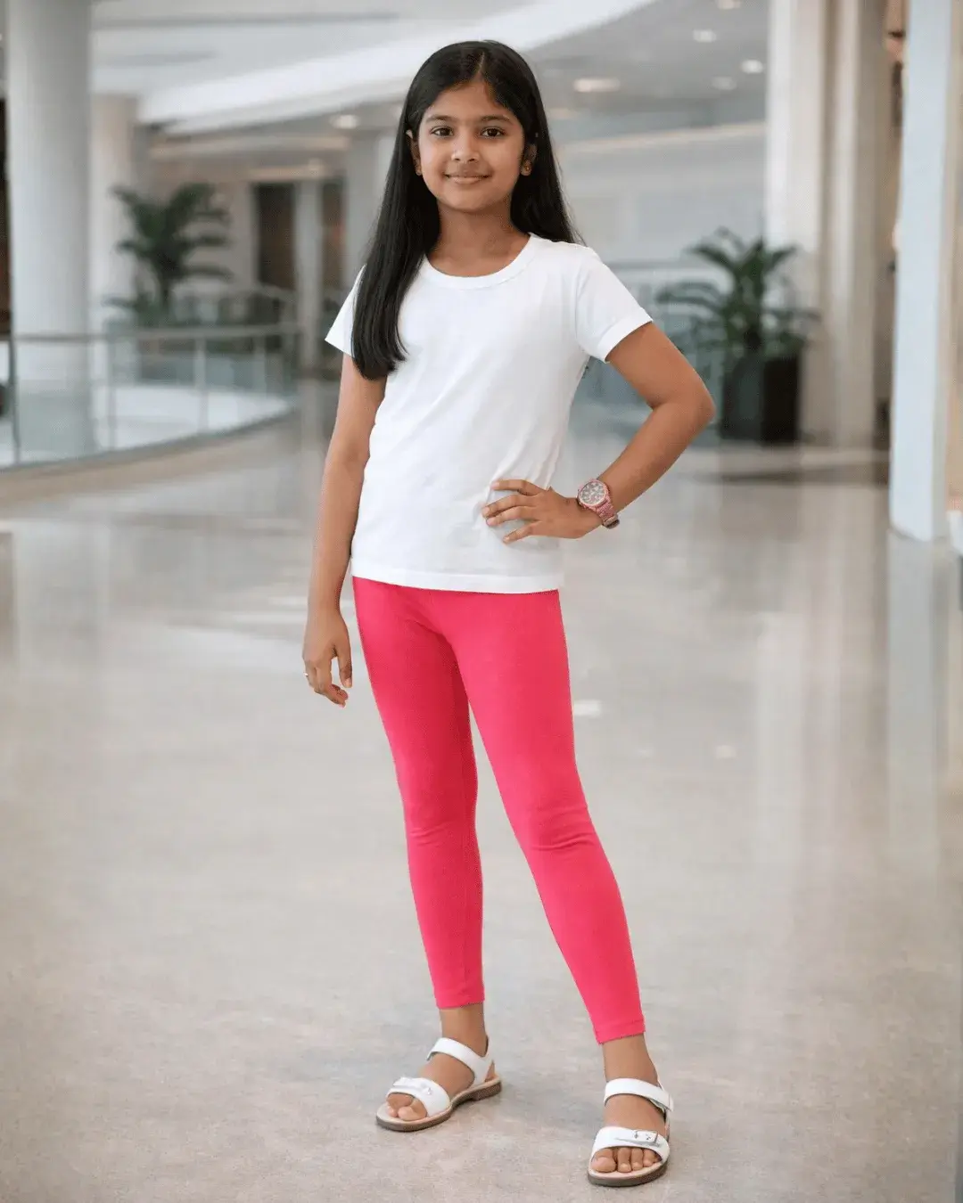 Sunshine Leggins  - Dark Pink