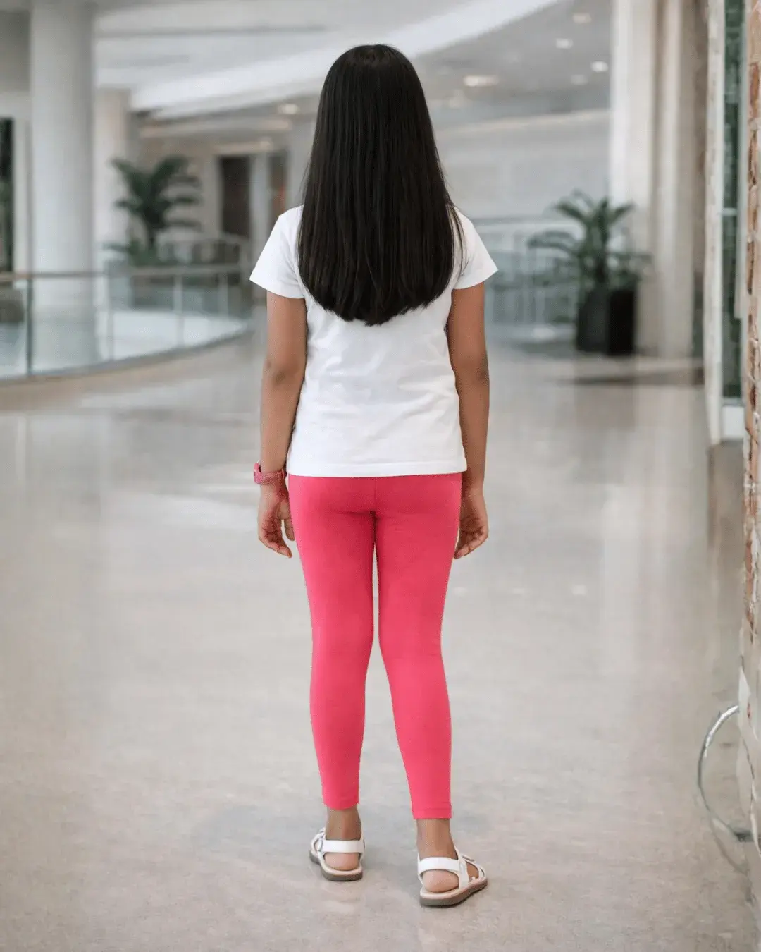 Sunshine Leggins  - Dark Pink Alternate