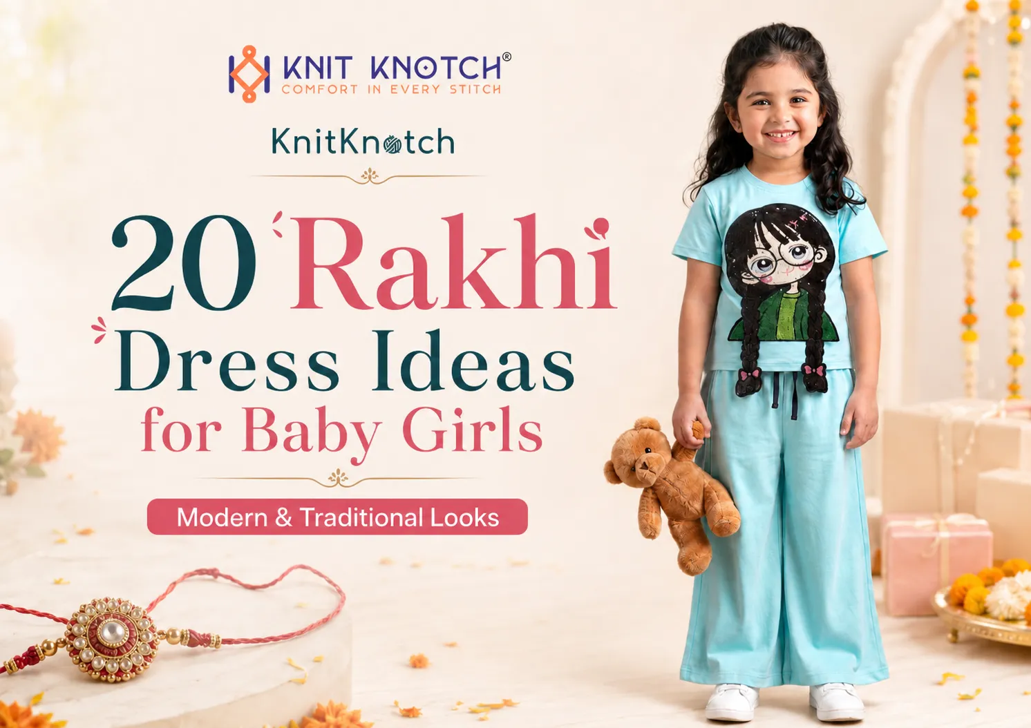 20 Rakhi Dress Ideas for Baby Girls: Modern & Traditional Looks