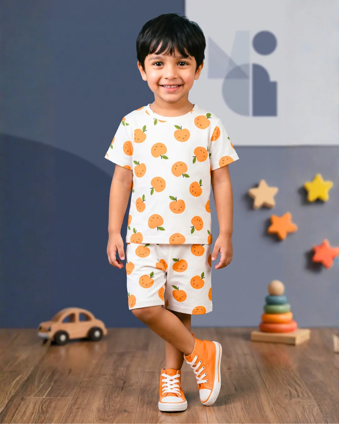 Fruit Chart Unisex Co-ord set Pack Of 3 Alternate