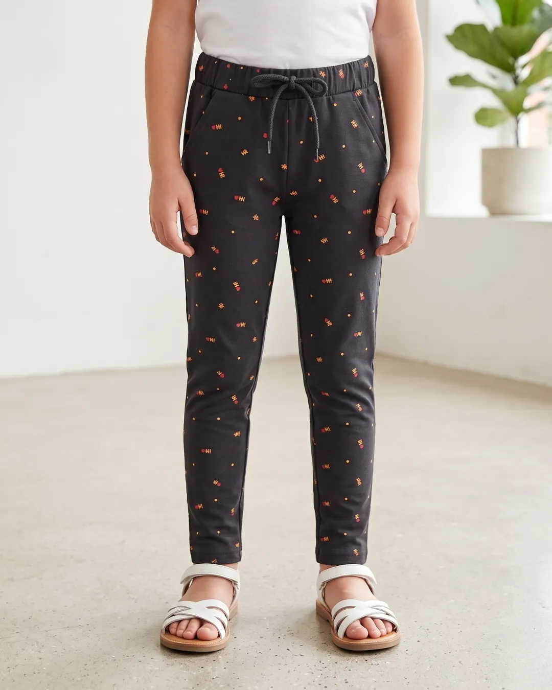 Girls Lower Combo Pack of 3 – Printed, Jogger & Casual Pants for Kids Alternate